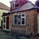 Existing bungalow before the demolition began